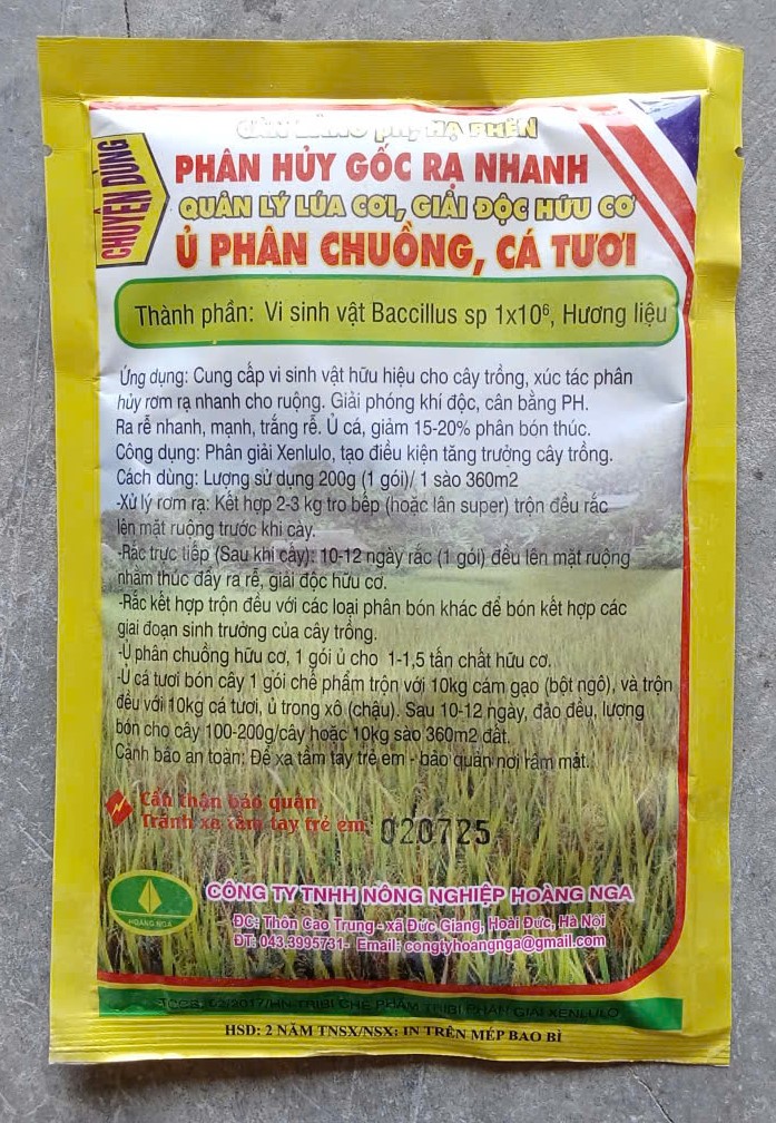 Ủ PHÂN CHUỒNG, CÁ TƯƠI NHANH ( Gói )