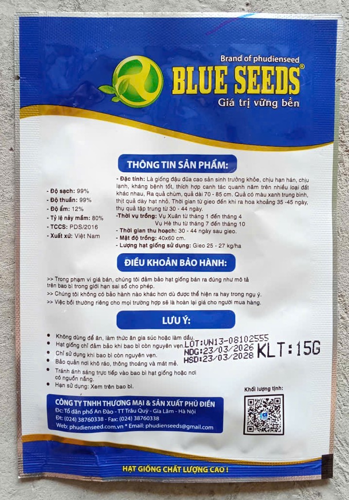 Đậu đũa số 269 - BLUE SEEDS