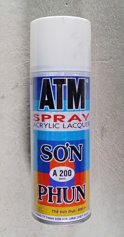 Sơn A 200 Phun, Sơn Xịt Màu Trắng ( Lọ )