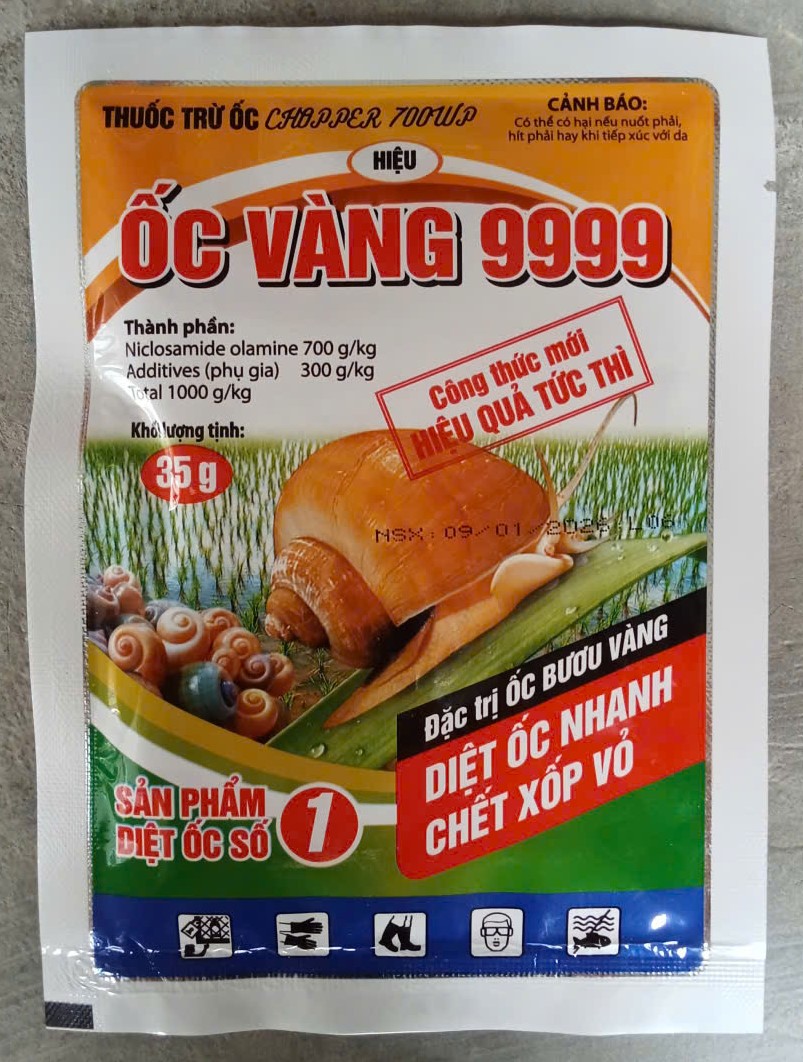 Ốc Vàng 9999 ( Diệt trừ Ốc Bươu Vàng )