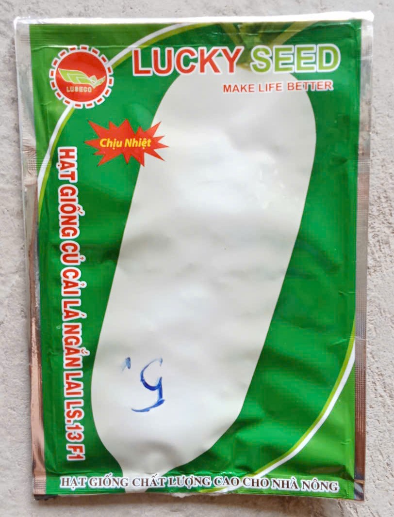 Củ Cải Lá Ngắn Lai LS.13 F1 - LUCKY SEED