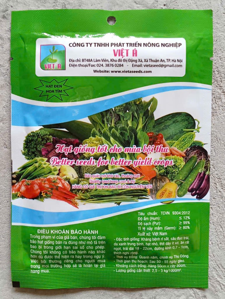HẠT ĐEN HOA TÍM - VIỆT Á