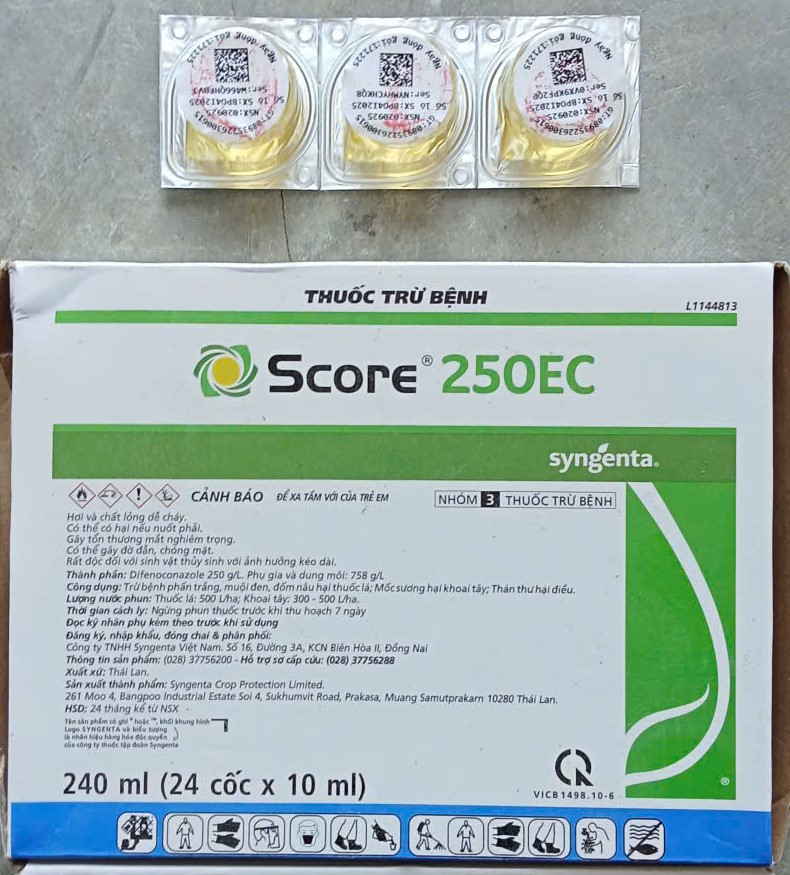 Score 250EC 10ml ( Phấn trắng, thán thư, đốm lá )