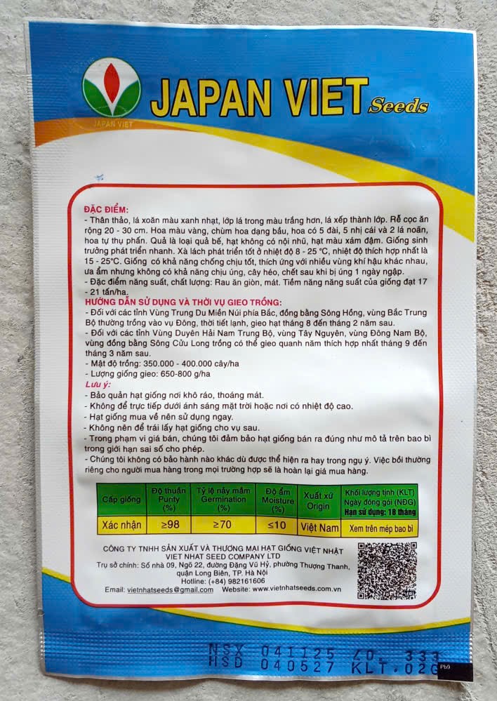 Xà Lách Đăm VN.56 - ( Rau Diếp )