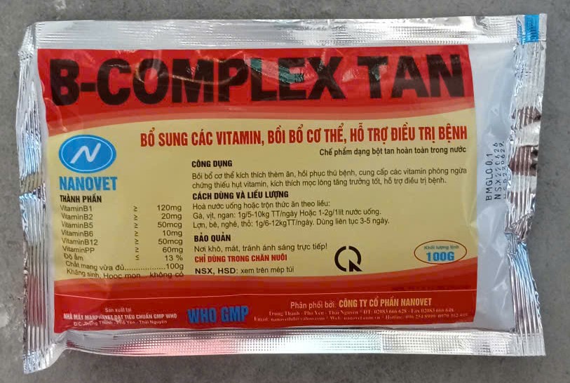 B-COMPLEX TAN ( (Bổ sung các vitamin )