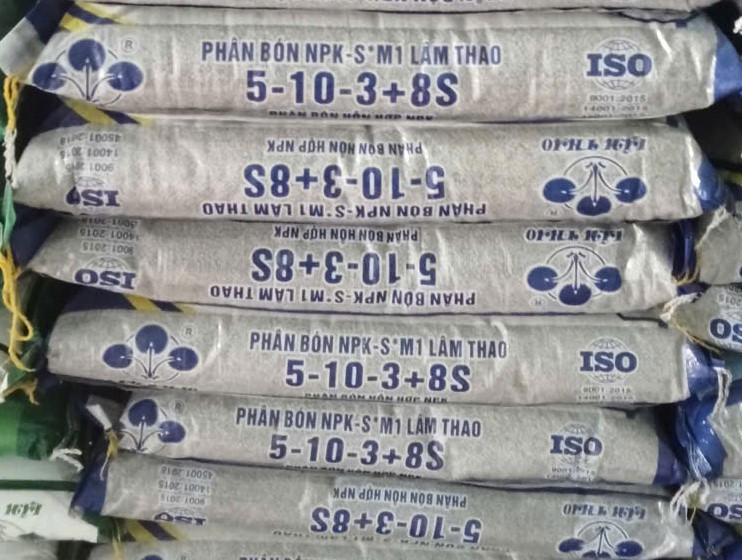 NPK-S M1 Lâm Thao 5-10-3+8S. ( 250k )