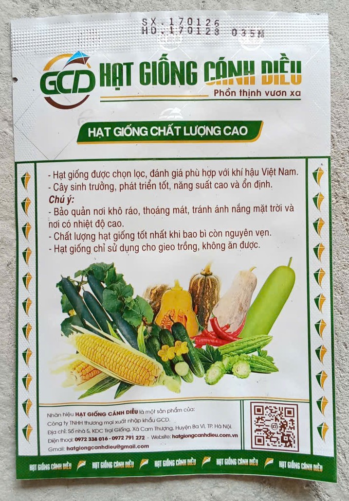 Mướp Hương GCD035 (Cấp giống F1) ( Gói )