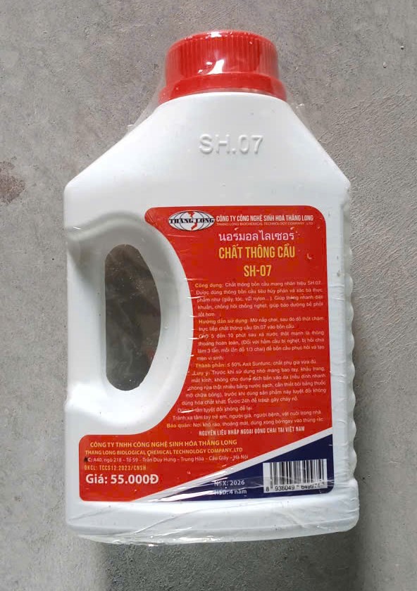 Chất thông cầu SH-07 - Thông Bồn Cầu