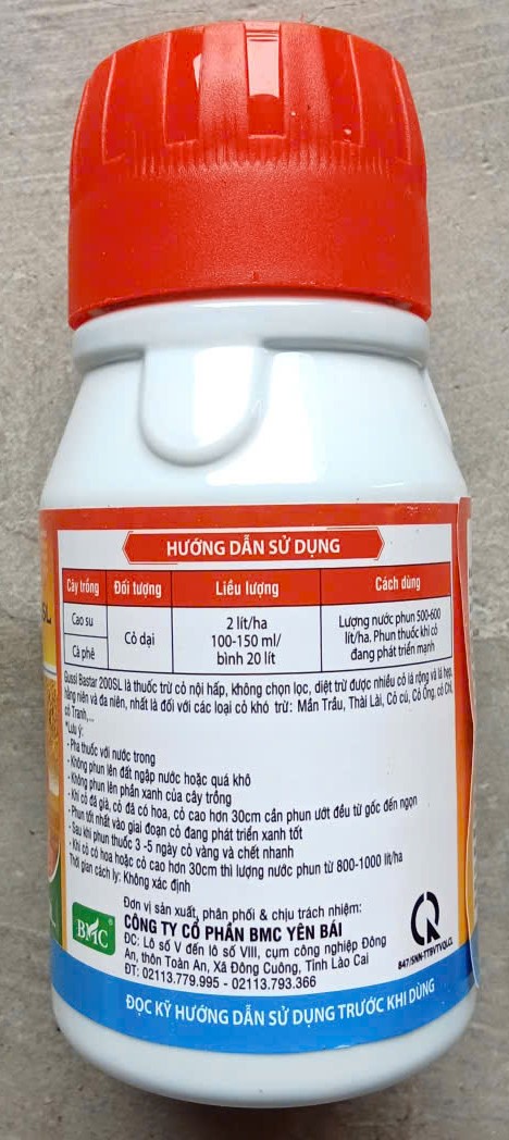 Gussi bastar 200SL ( Trừ cỏ Bờ )