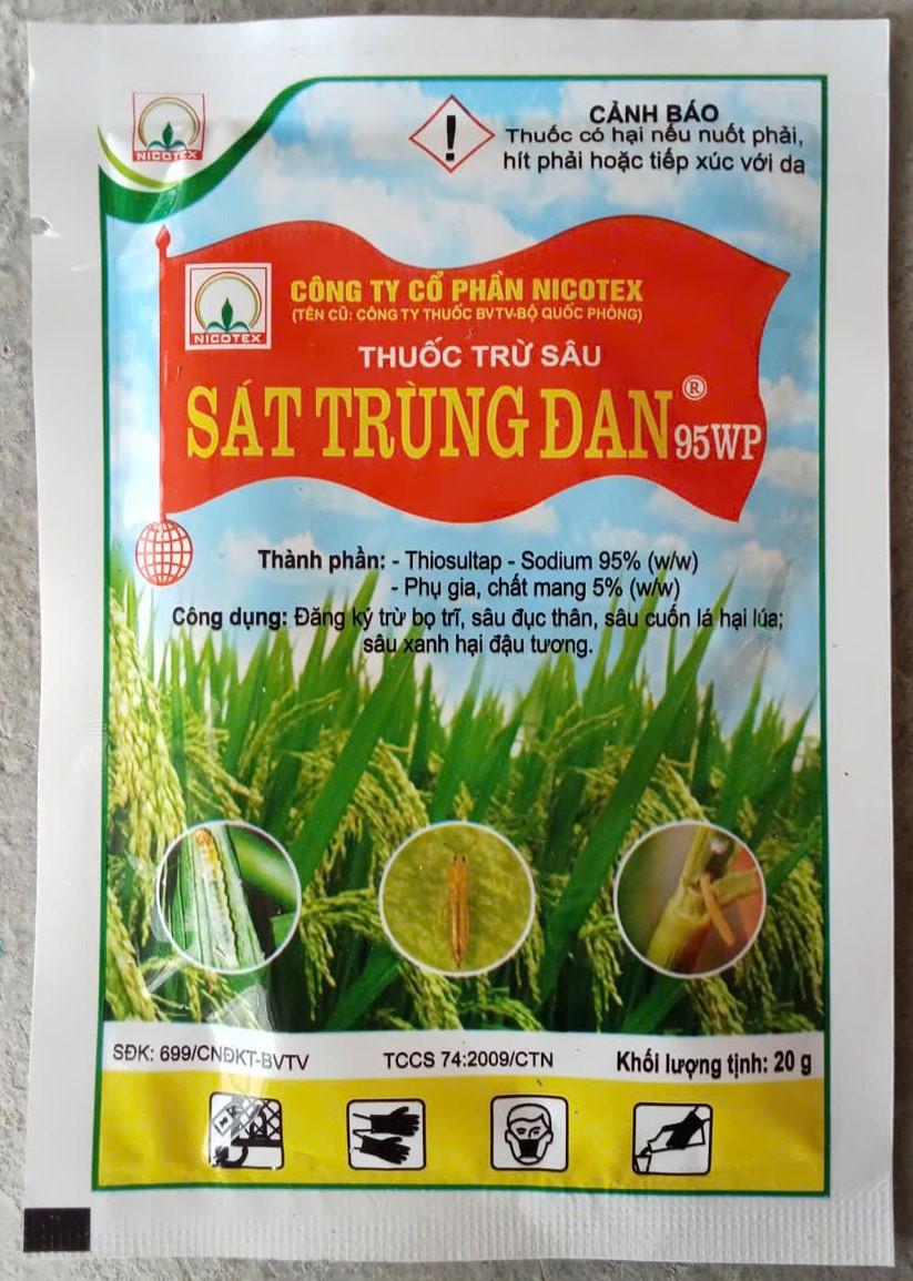 Sát Trùng Đan ( Bọ trĩ, sâu đục thân, cuốn lá )