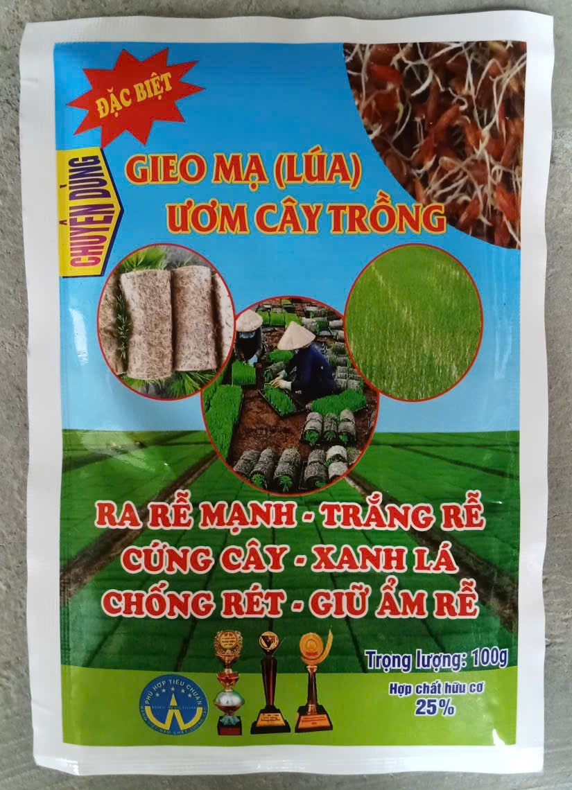 Gieo mạ (lúa) - ươm cây trồng ( Ra rễ )