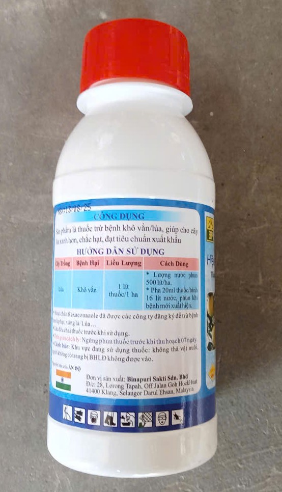 BP Hexavil 5SC ( Khô vằn, lép hạt, vàng lá )