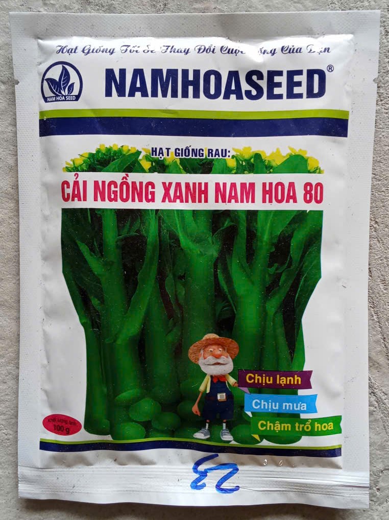 Cải Ngồng Xanh Nam Hoa 80 - Nam Hoa Seed