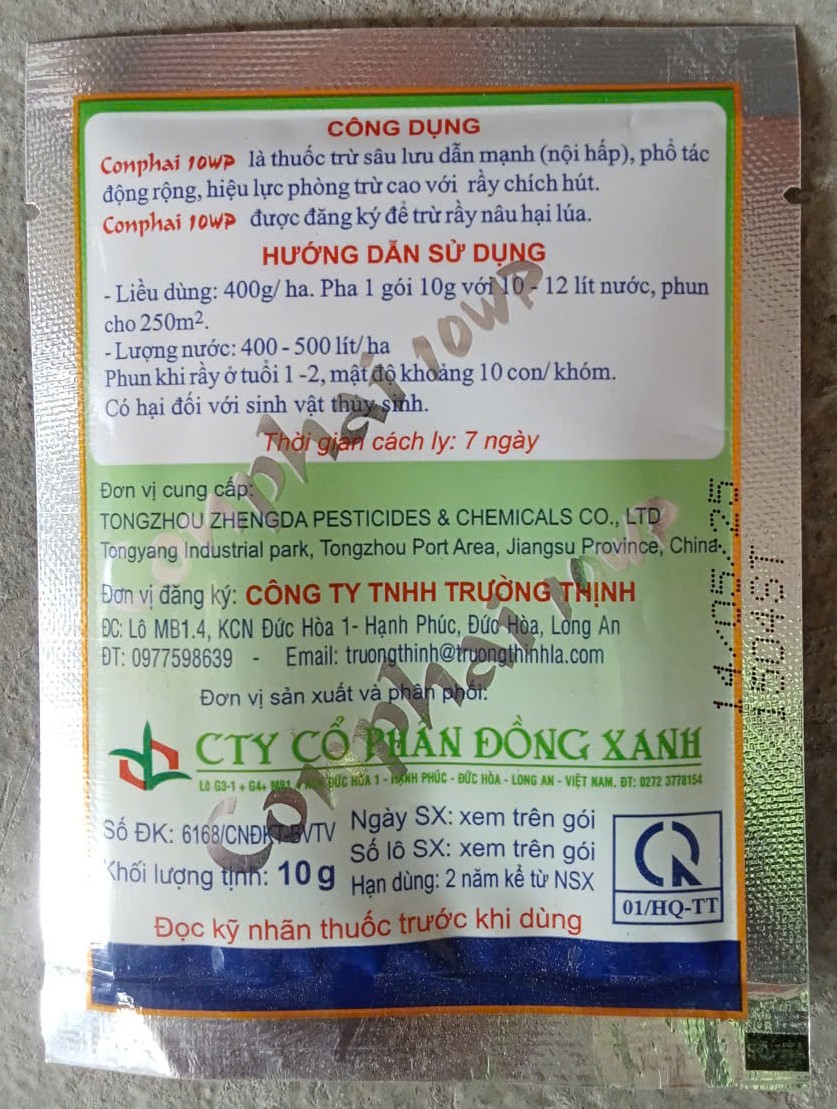 Conphai 10WP ( Rầy nâu )