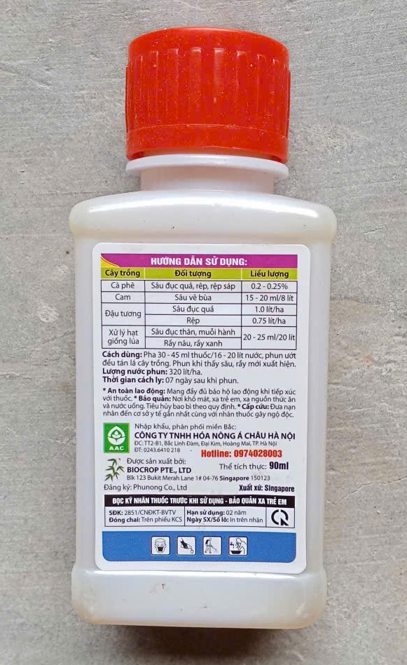 GÀ NÒI 950 ( Khắm ) ( Đục thân, rệp sáp )