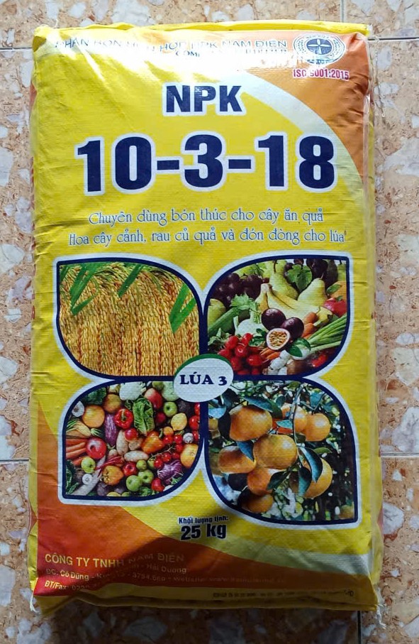 NPK 10-3-18 Bón Thúc, Bón Đòng ( 350k )