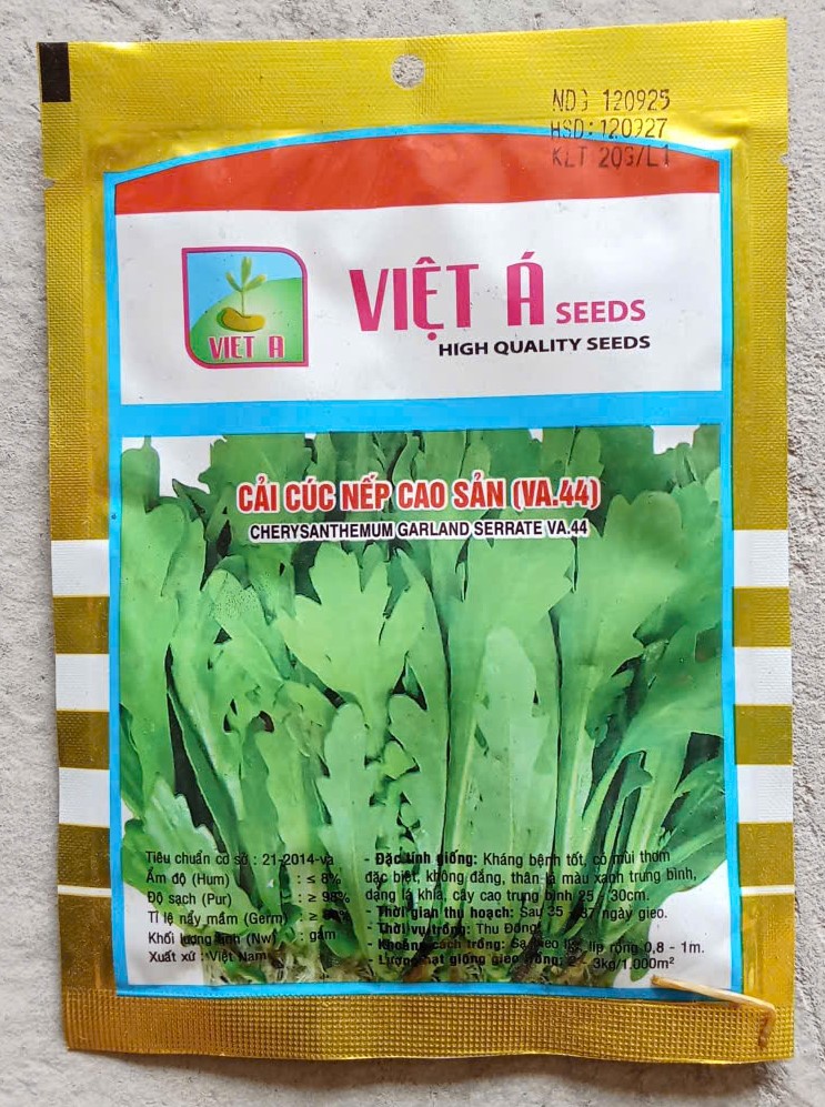 Cải cúc nếp cao sản (VA.44) - VIỆT Á SEEDS