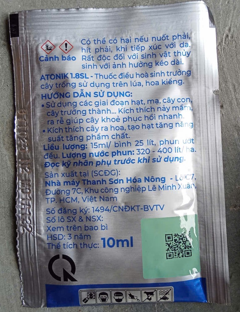 ATONIK ( Kích thích nảy mầm )