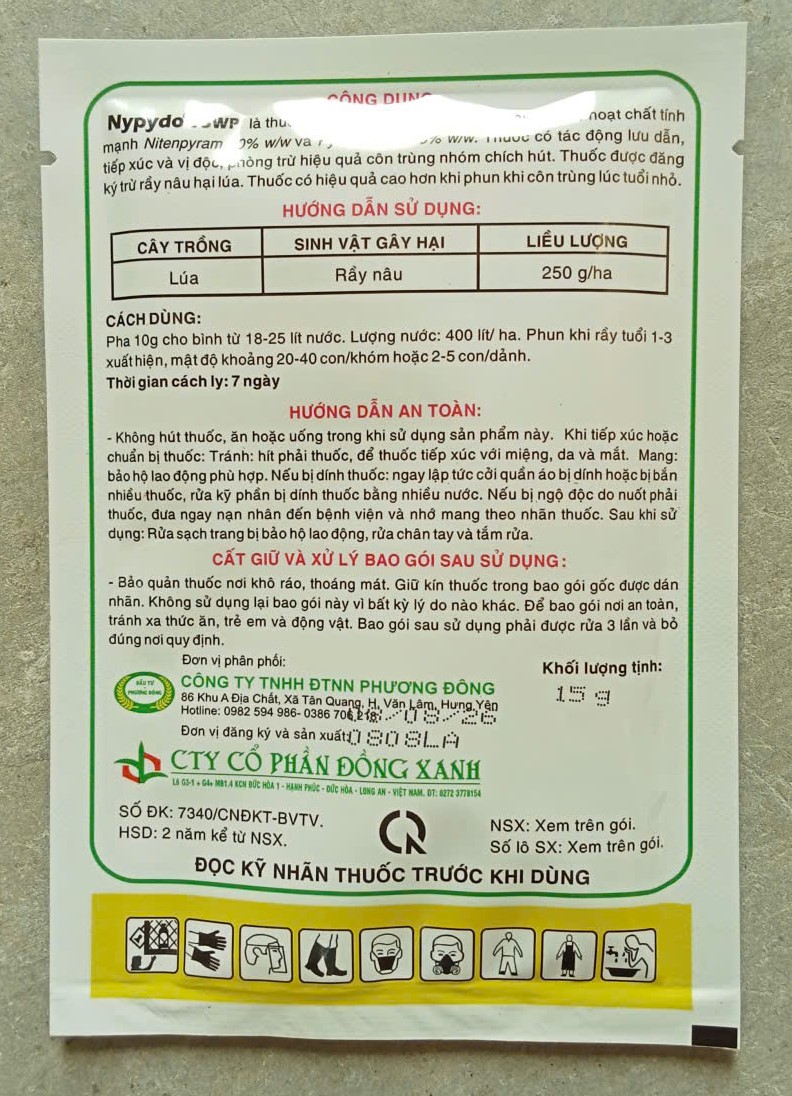 CHET RAY - Nypydo 75WP ( Rầy Hơi )