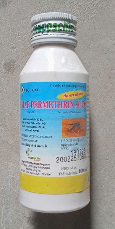 Thuốc Diệt Muỗi Map Permethrin 50EC ( Lọ )
