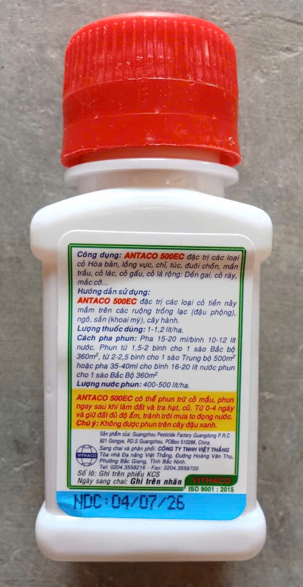 ANTACO 500ECL ( Trừ cỏ Bờ )